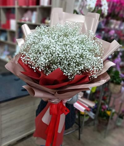 Букет цветов из: Гипсофила в Гаврилов-Посаде