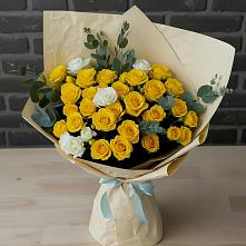 Букет цветов из:  Розы #REPLACE_PRED# Гаврилов-Посаде