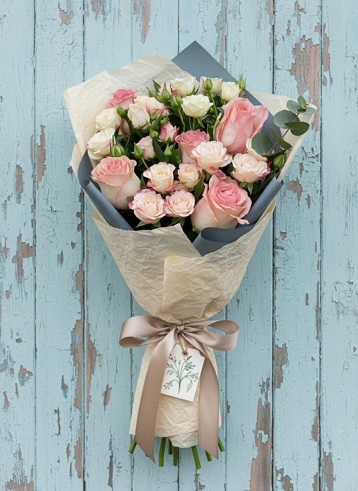 Букет цветов из: Розы в Гаврилов-Посаде