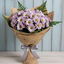 Букет цветов из:  Хризантемы #REPLACE_PRED# Гаврилов-Посаде