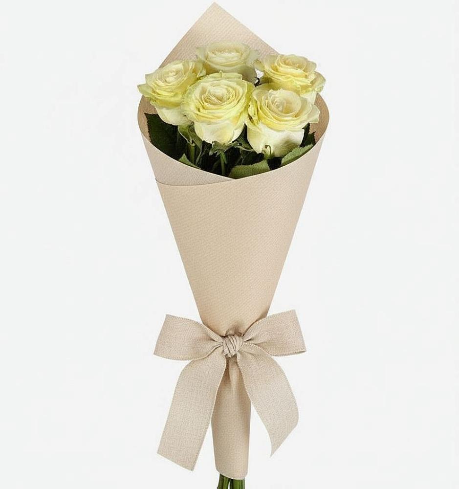 Букет белые крылья в Гаврилов-Посаде Букет цветов из: Розы в Гаврилов-Посаде