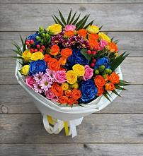 Букет цветов из:  Розы и Хризантемы #REPLACE_PRED# Гаврилов-Посаде