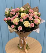 Букет цветов из:  Розы в Гаврилов-Посаде