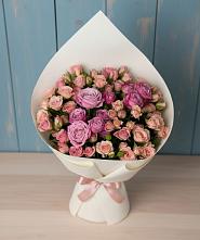 Букет Нежная розовость в Гаврилов-Посаде Букет цветов из:  Розы в Гаврилов-Посаде
