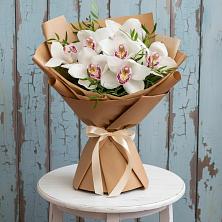 Букет цветов из:  Орхидеи и Розы в Гаврилов-Посаде